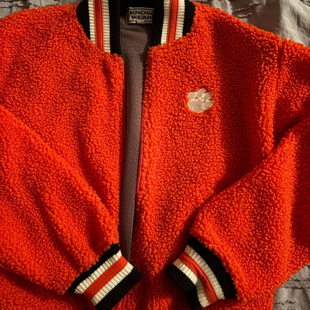 Clemson youth varsity style jacket